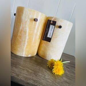 Allen + Roth Refined Stone Glass Pendant Light Shade - NWT